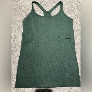 Lululemon ribbed racerback tank with bra (no pads)